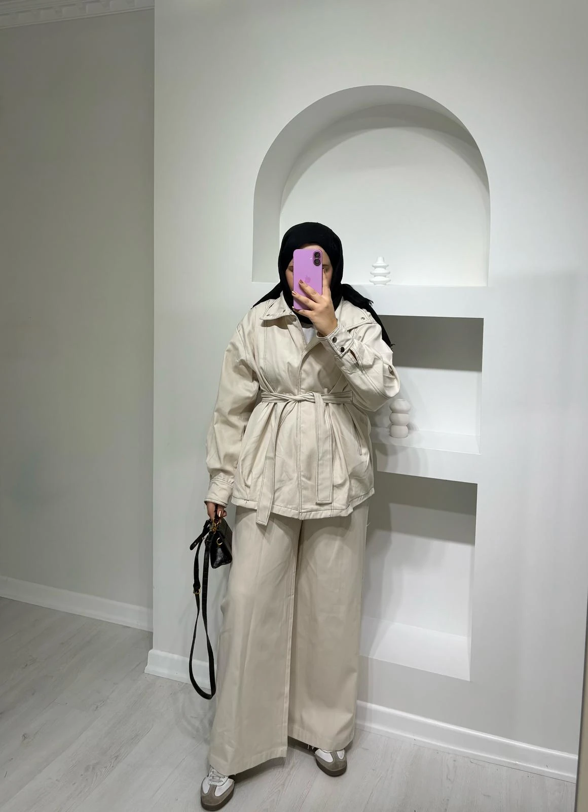 Liya Dikişli Takım  - Krem