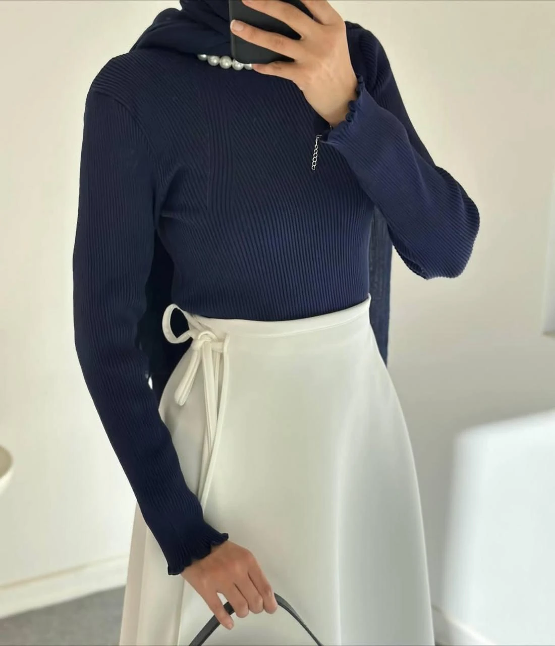 Yandan Bağlamalı Scuba Etek