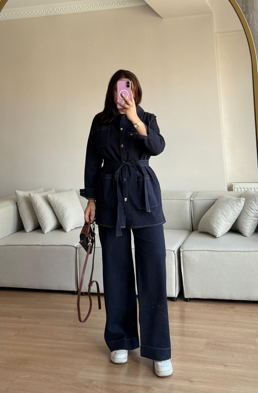 Denim Ceket Takım 