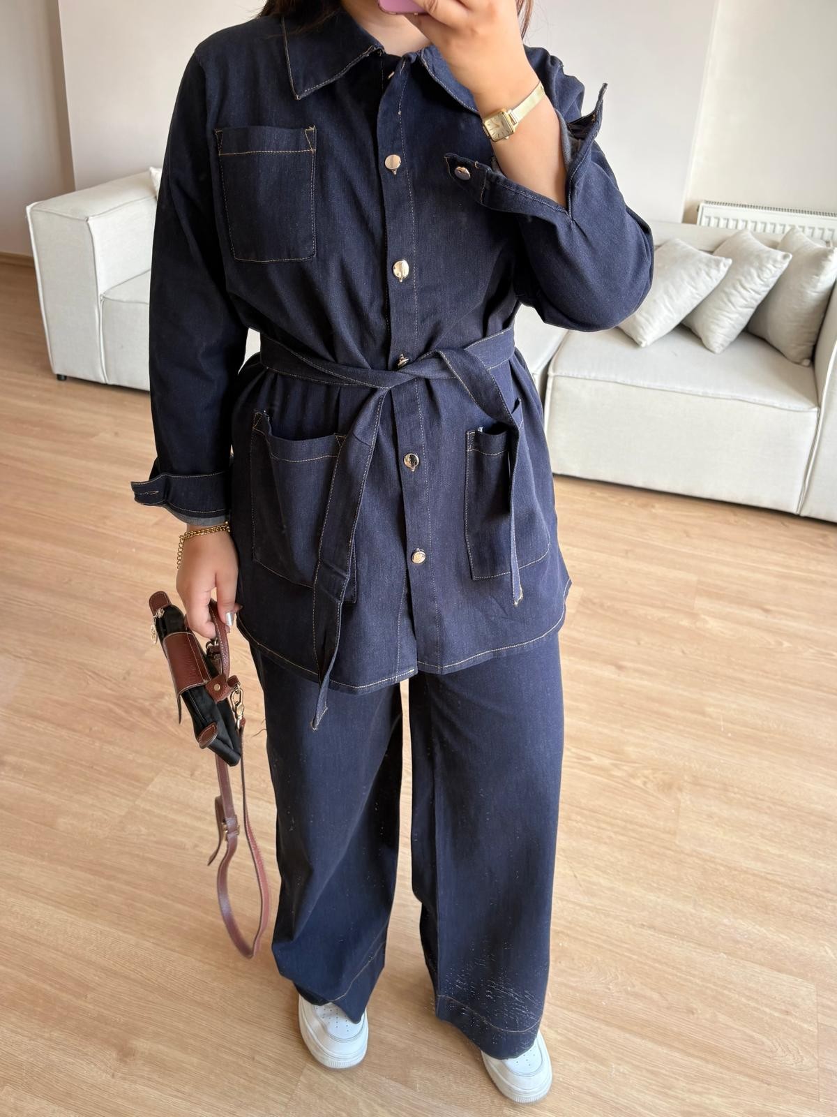 Denim Ceket Takım 