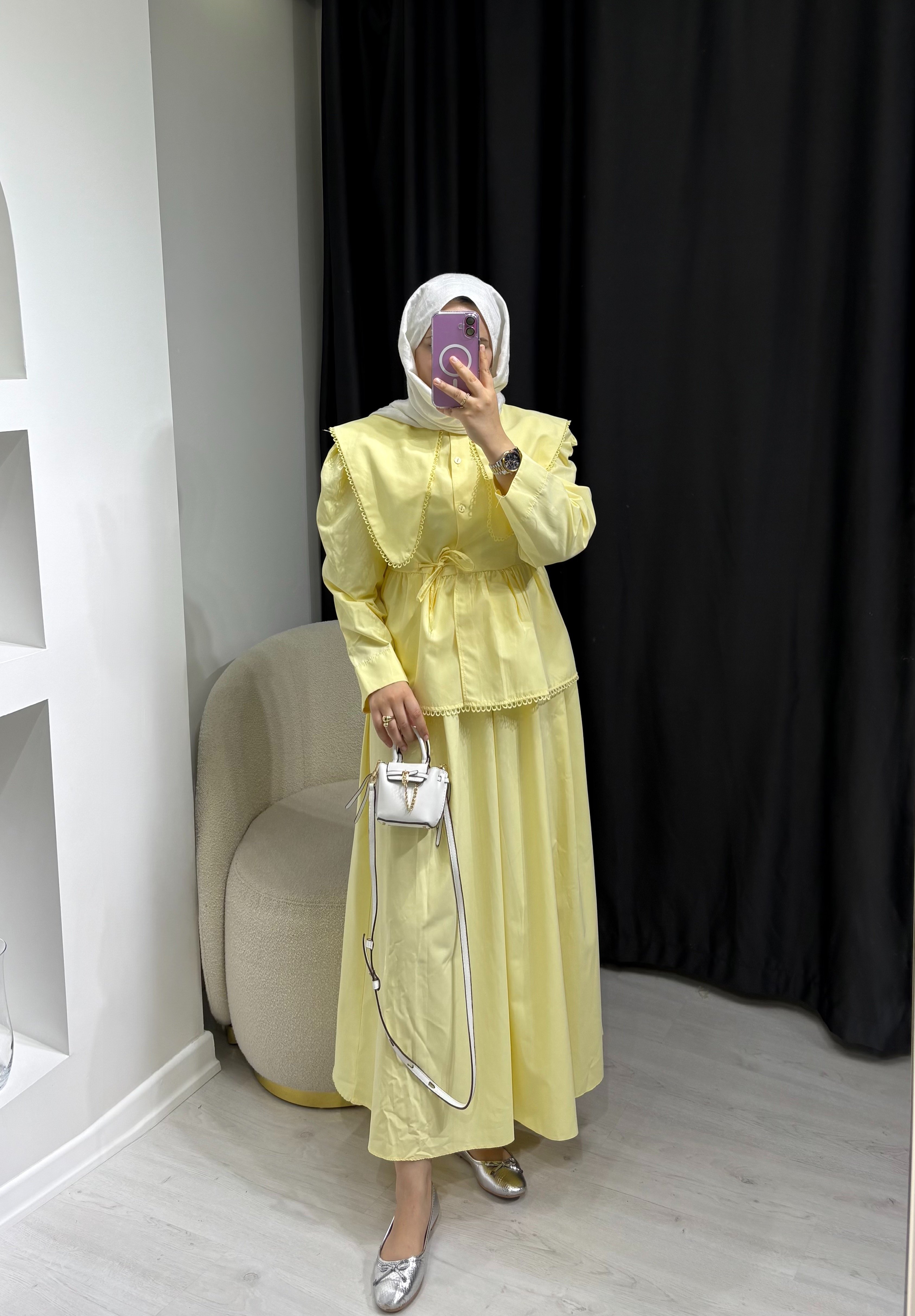 Lady Etekli Takım - Sarı