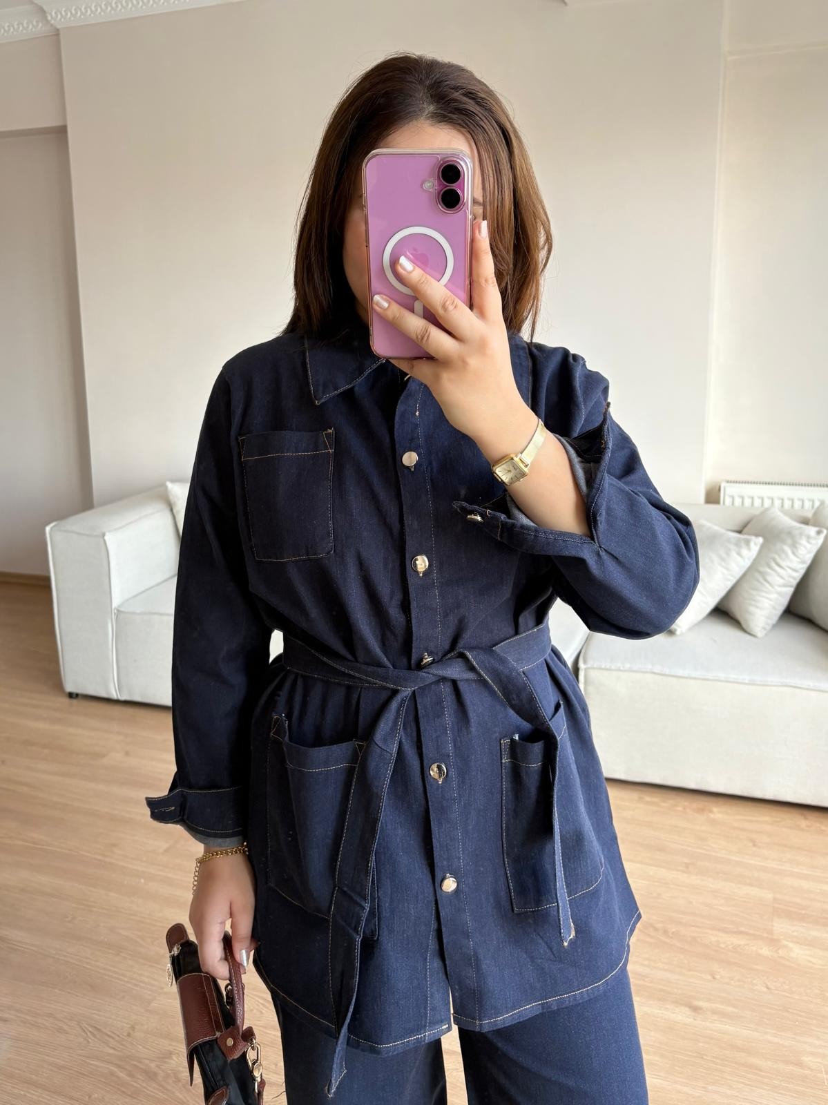 Denim Ceket Takım 
