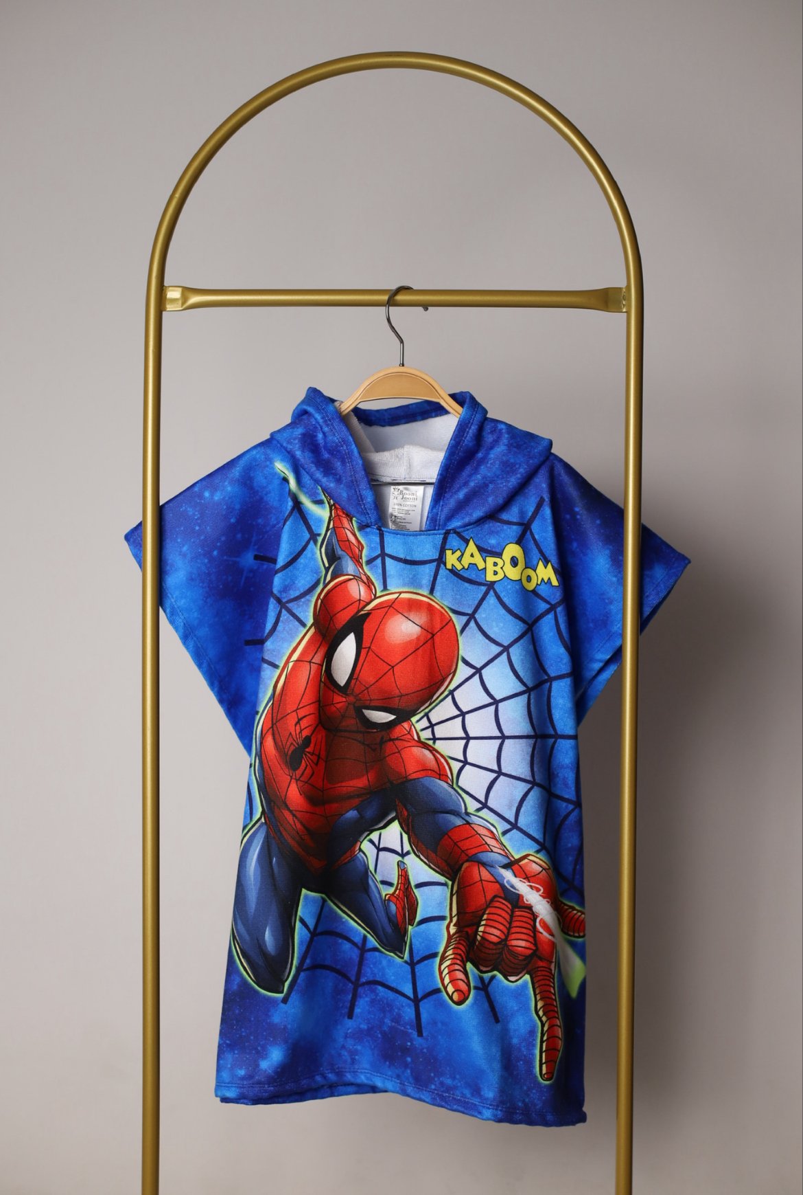 SPİDERMAN PANÇO PLAJ HAVLUSU