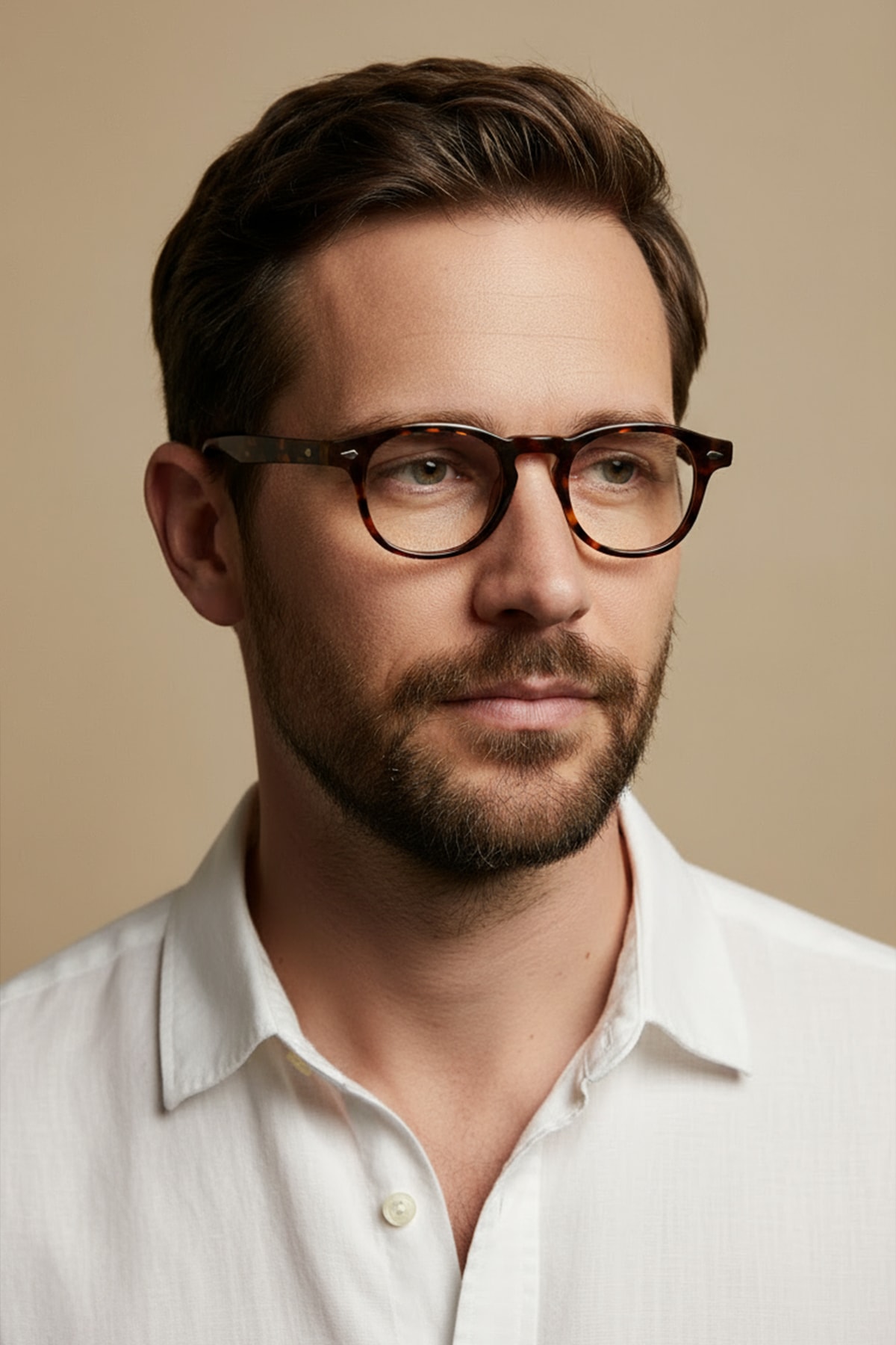 4007-M | Oval Asetat Mavi Işık Koruyucu Gözlüğü - Leopar