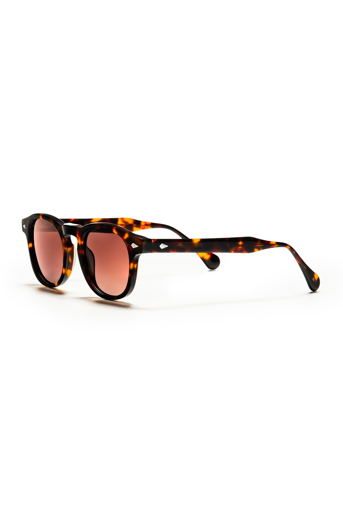 4007 | Oval Asetat Polarize Unisex Güneş Gözlüğü - Leopar