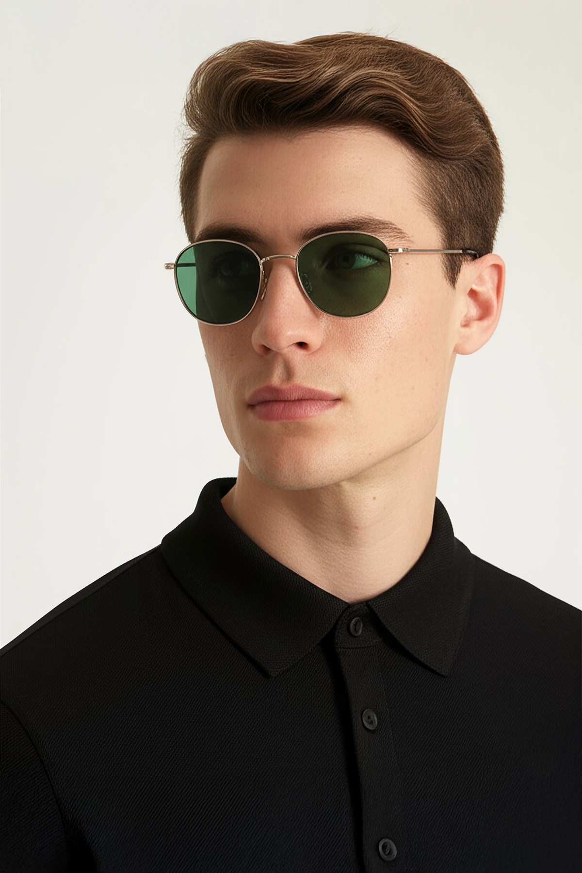 4003 | Kare Metal Polarize Unisex Güneş Gözlüğü - Gümüş