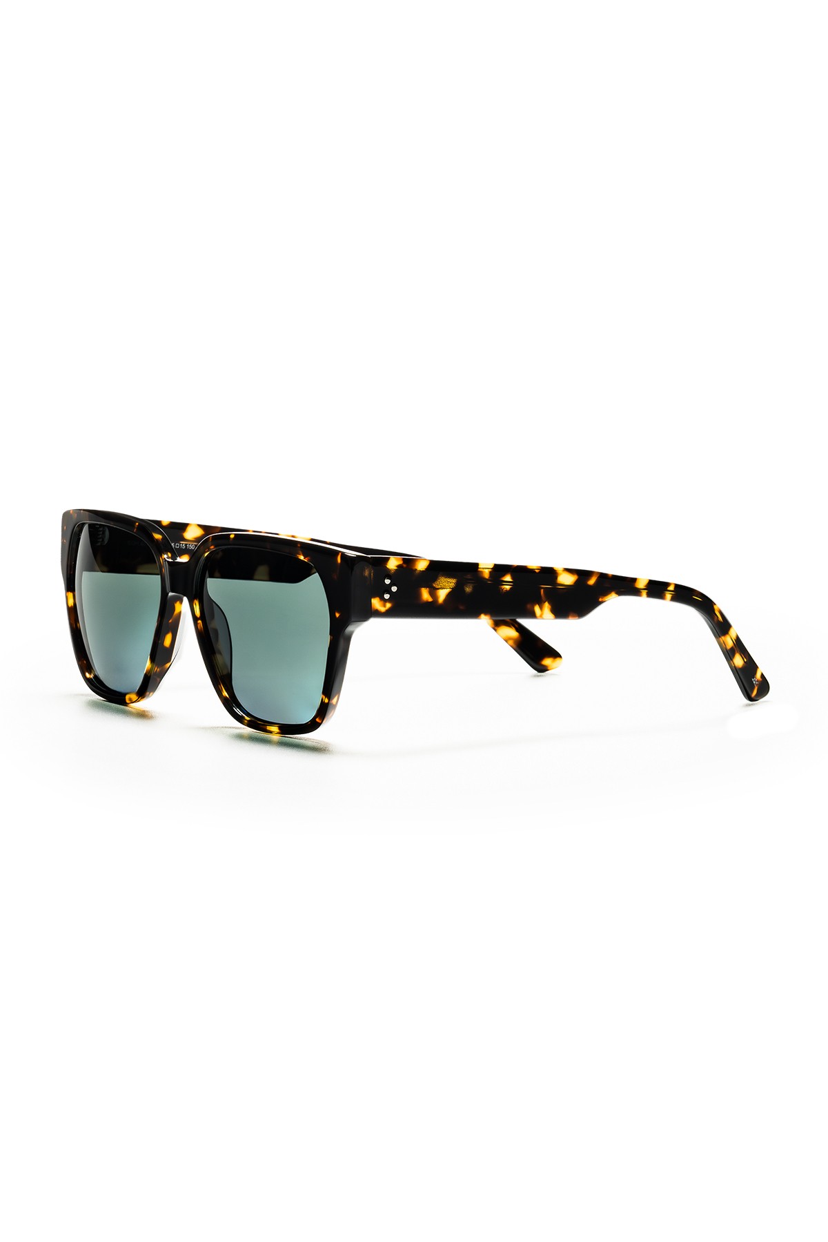 4011 | Kare Asetat Polarize Unisex Güneş Gözlüğü - Leopar