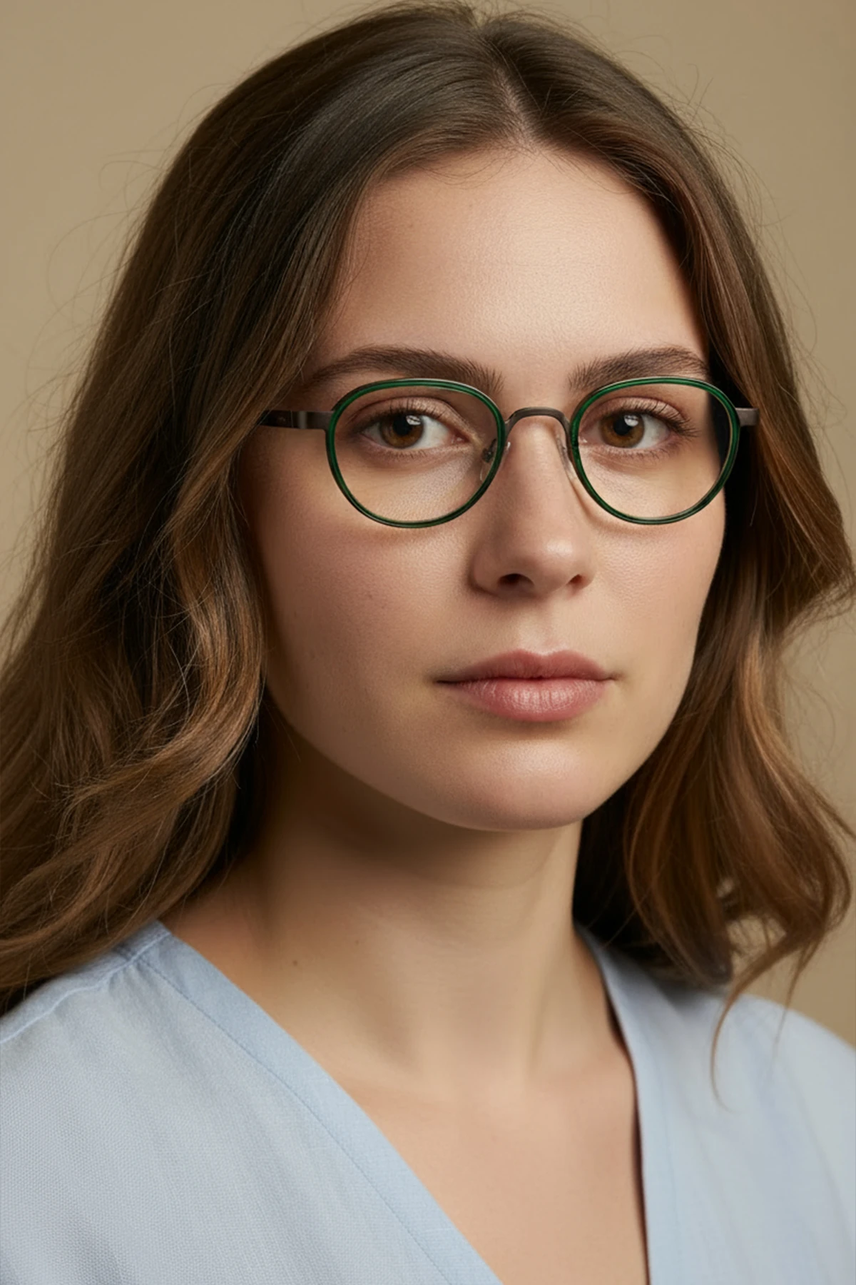 4010-M | Yuvarlak Metal Mavi Işık Koruyucu Gözlüğü