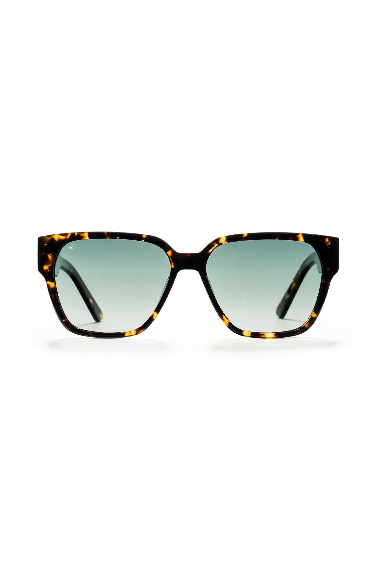 4011 | Kare Asetat Polarize Unisex Güneş Gözlüğü - Leopar
