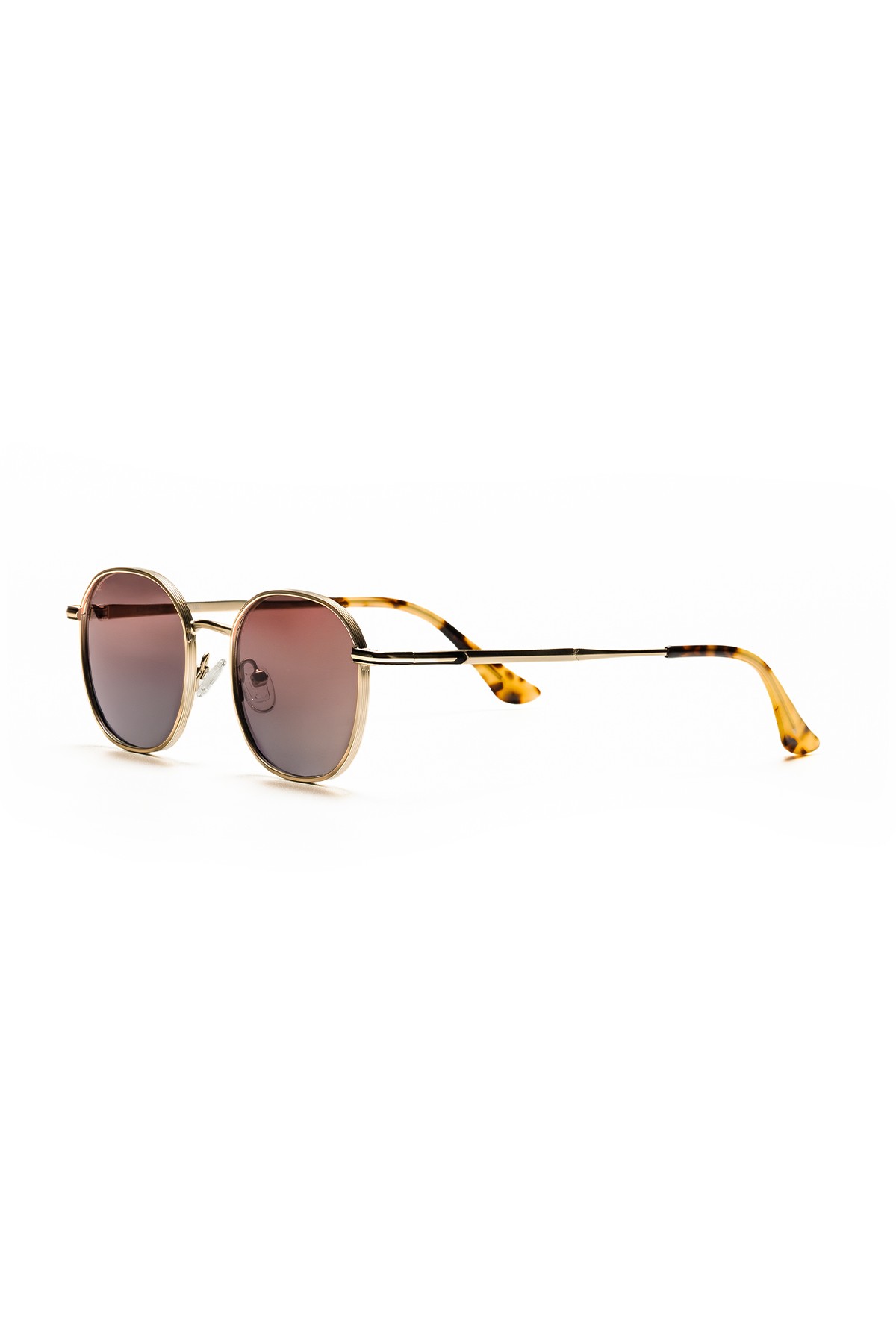 4003 | Kare Metal Polarize Unisex Güneş Gözlüğü - Sarı