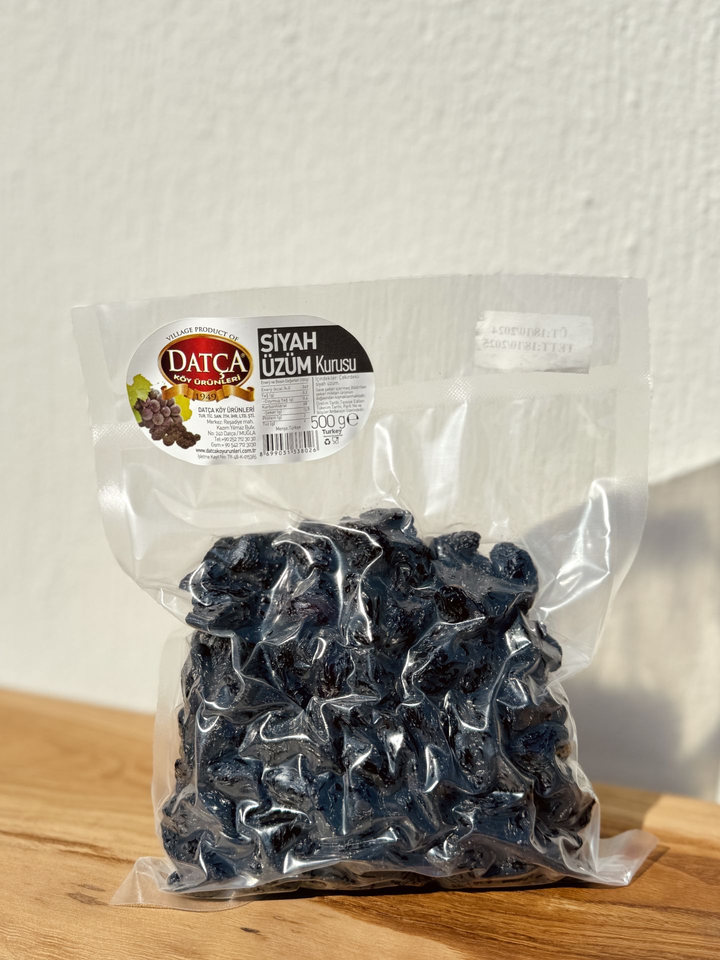 Datça Kara Üzüm 500 Gr