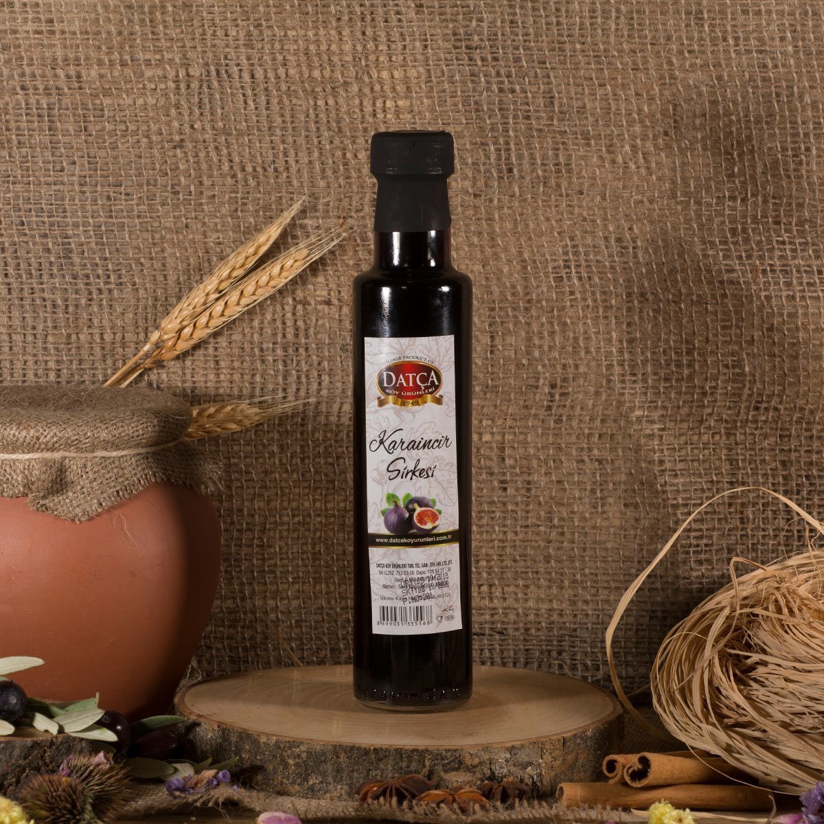 Datça Kara İncir Sirkesi 250 Ml