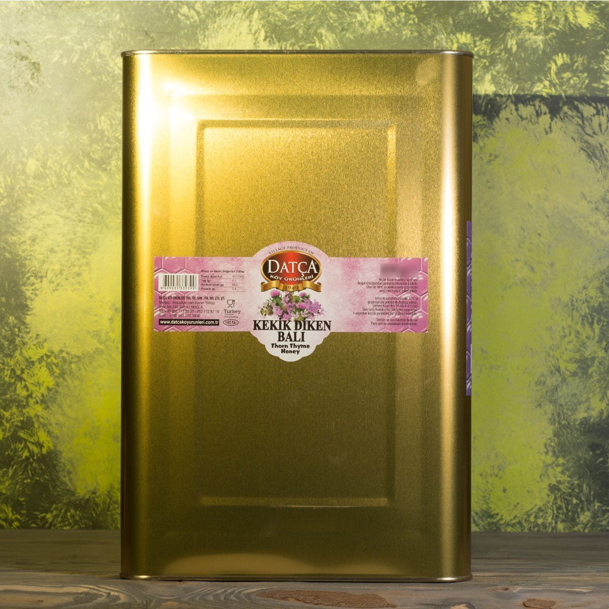 Datça Kekik& Diken Balı 26 Kg Teneke