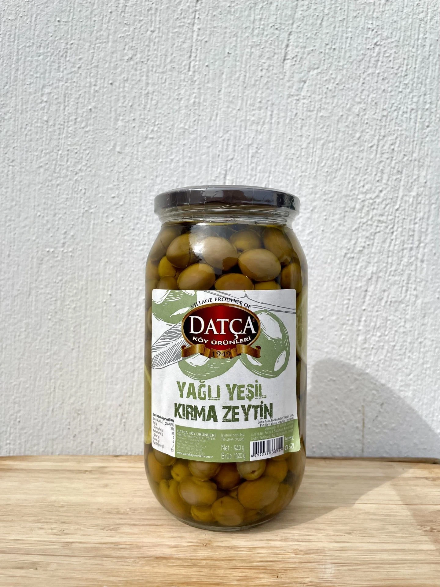 Datça Yağlı Kırma Zeytin 940 Gr