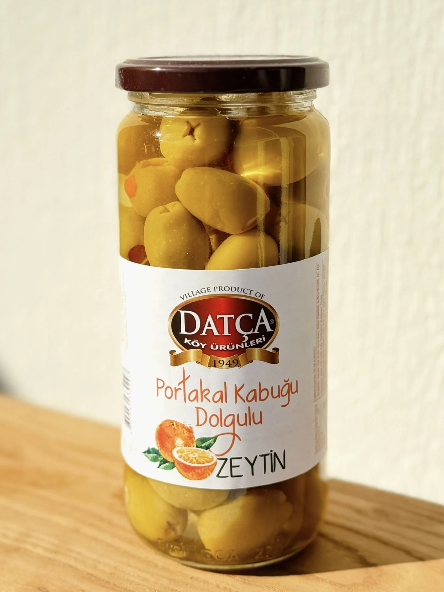 Datça Portakal Dolgulu Zeytin 480 Gr