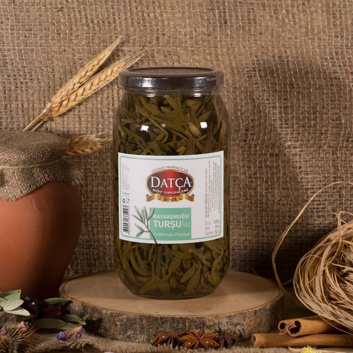 Datça Kaya Koruğu Turşusu 1280 Gr