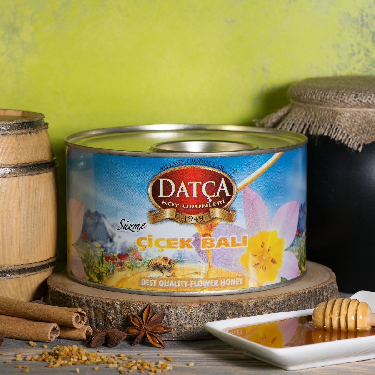 Datça Çiçek Balı 1800 Gr Teneke