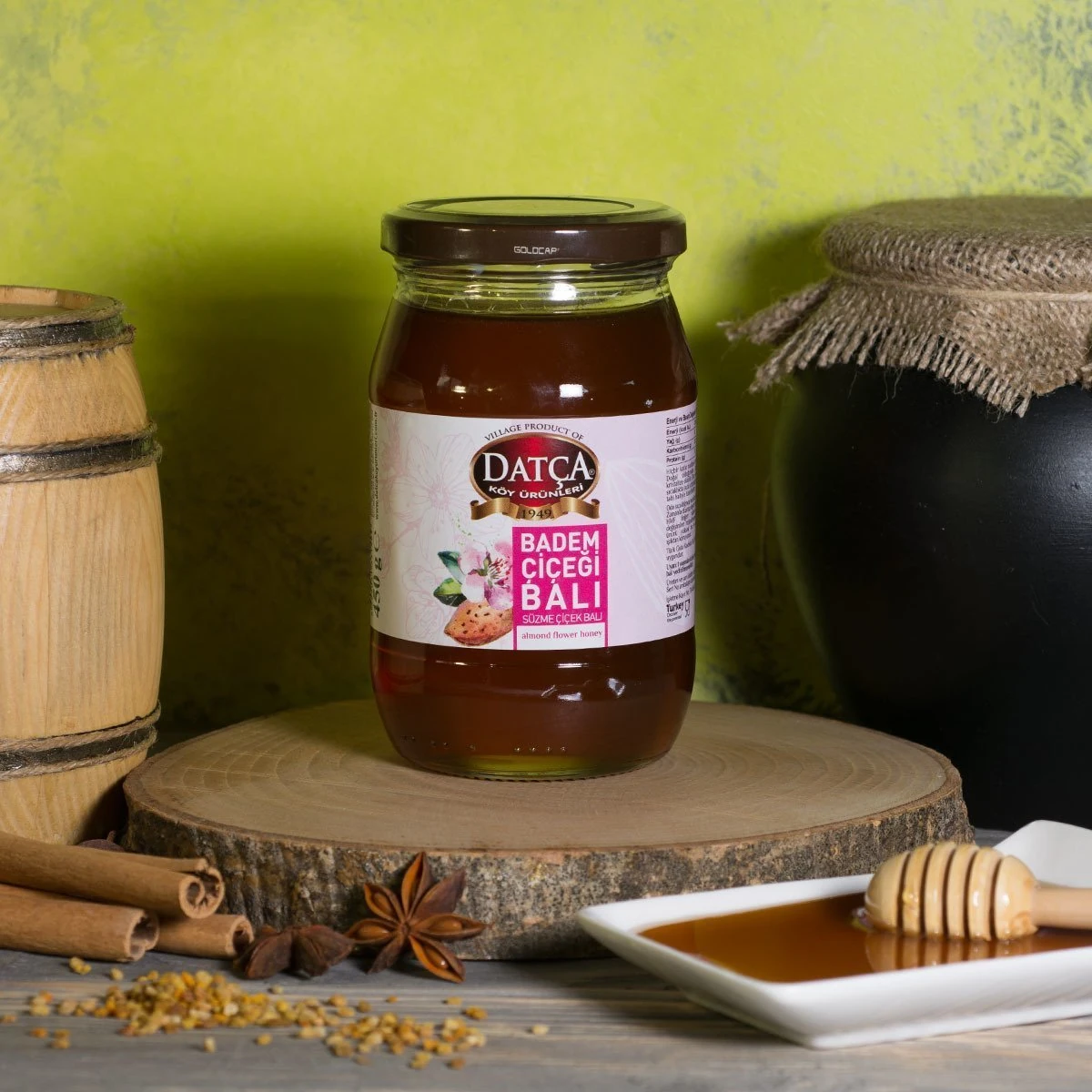 Datça Badem Çiçeği Balı 450 Gr Kavanoz
