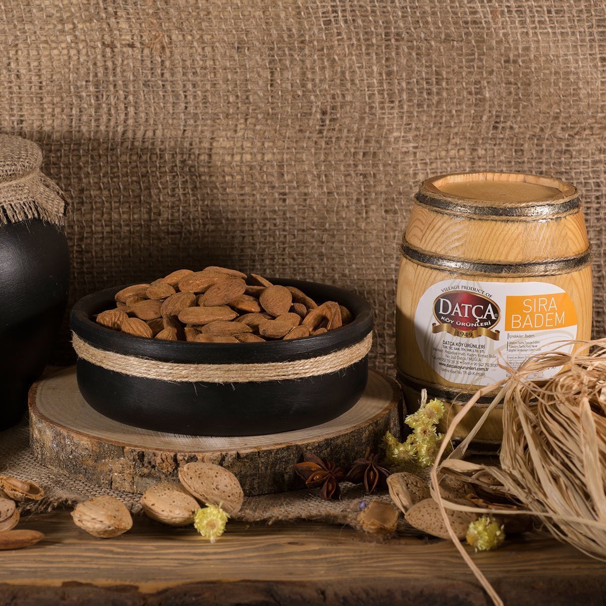 Datça Çiğ Sıra Badem 500 Gr