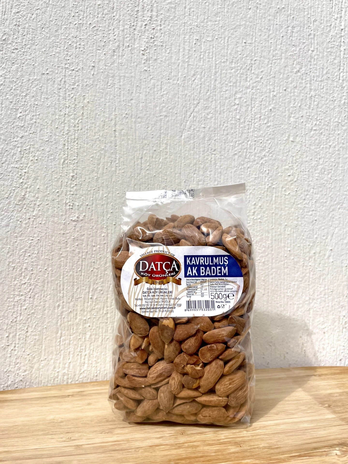 Datça Kavrulmuş Ak Badem 500 Gr