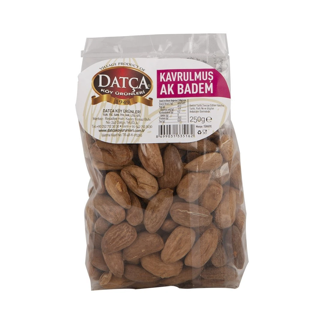 Kavrulmuş Ak Badem 250 GR