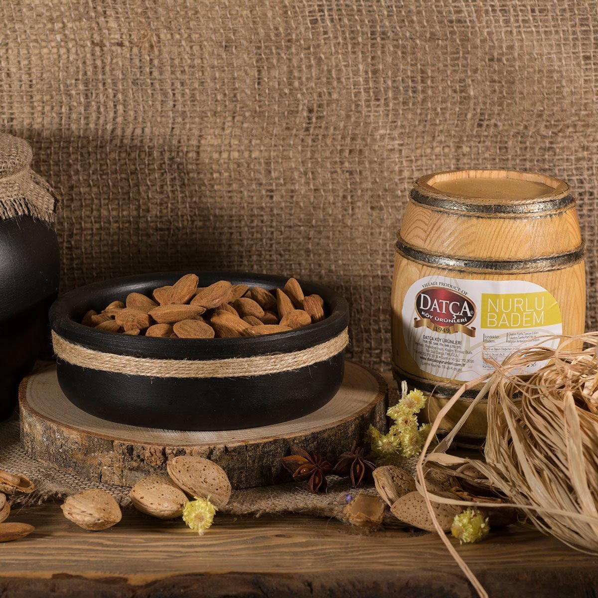 Datça Çiğ Nurlu Badem 500 Gr