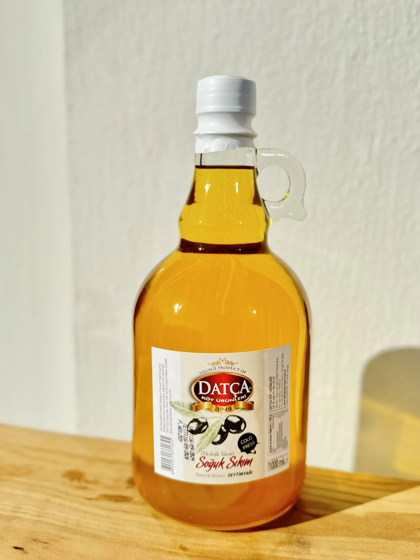 Datça Soğuk Sıkım Zeytinyağı 1000 Ml (Galon)