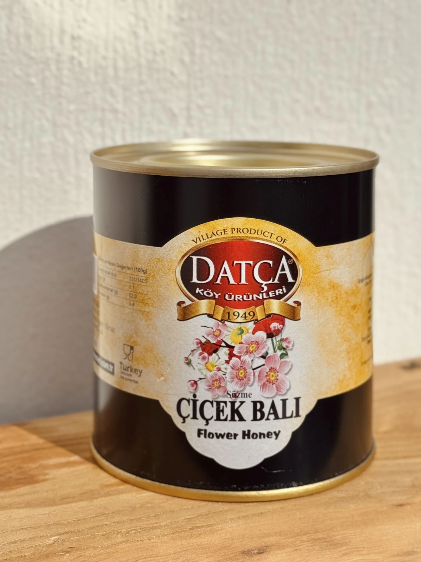 Datça Çiçek Balı 850 Gr Teneke