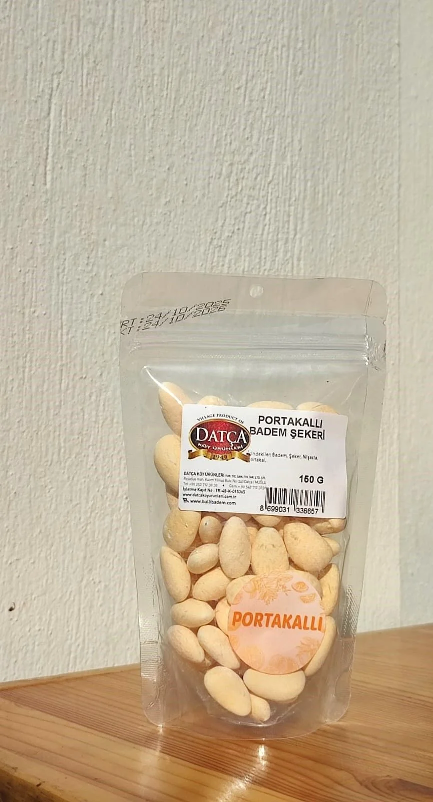 Portakallı Badem Şekeri 150 G