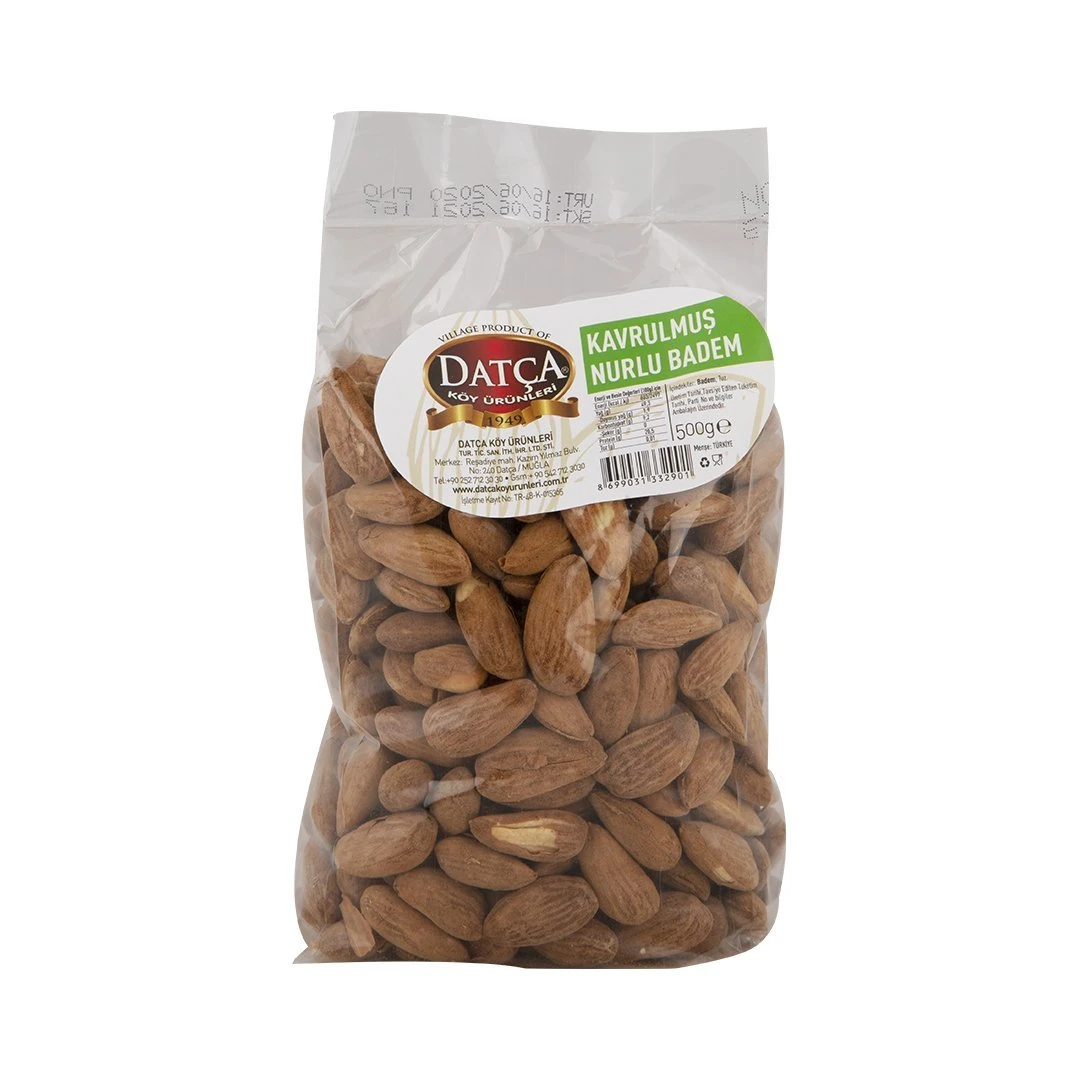Datça Kavrulmuş Nurlu Badem 500 Gr