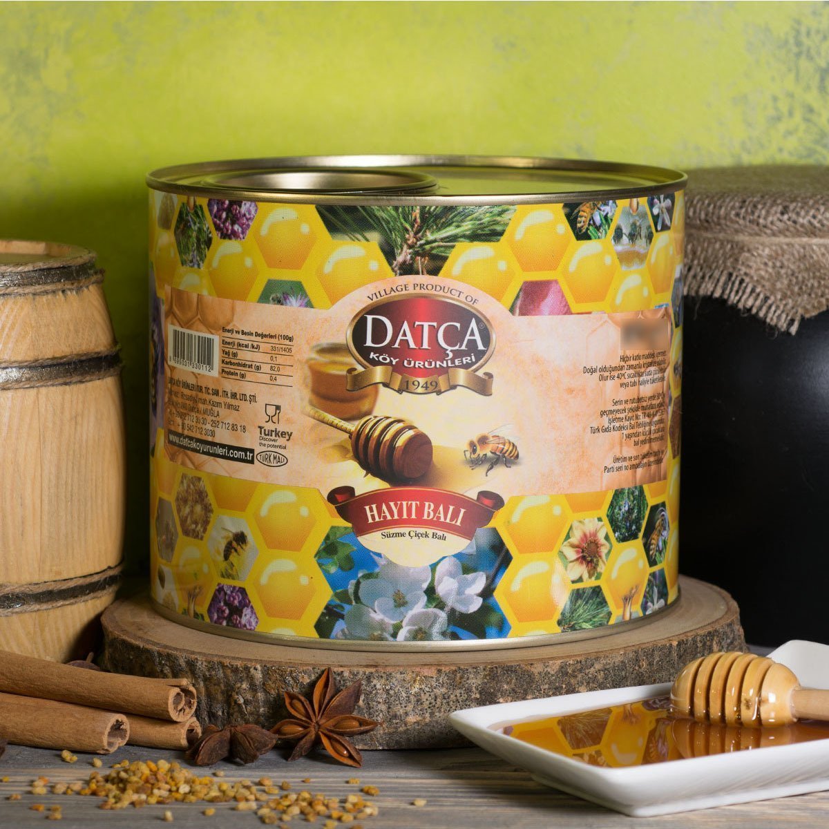 Datça Hayıt Balı 2750 Gr Teneke