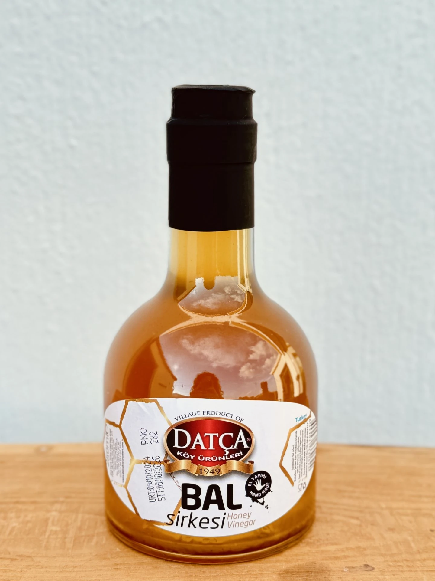 Datça Bal Sirkesi 250 Ml Kule Şişe Üst