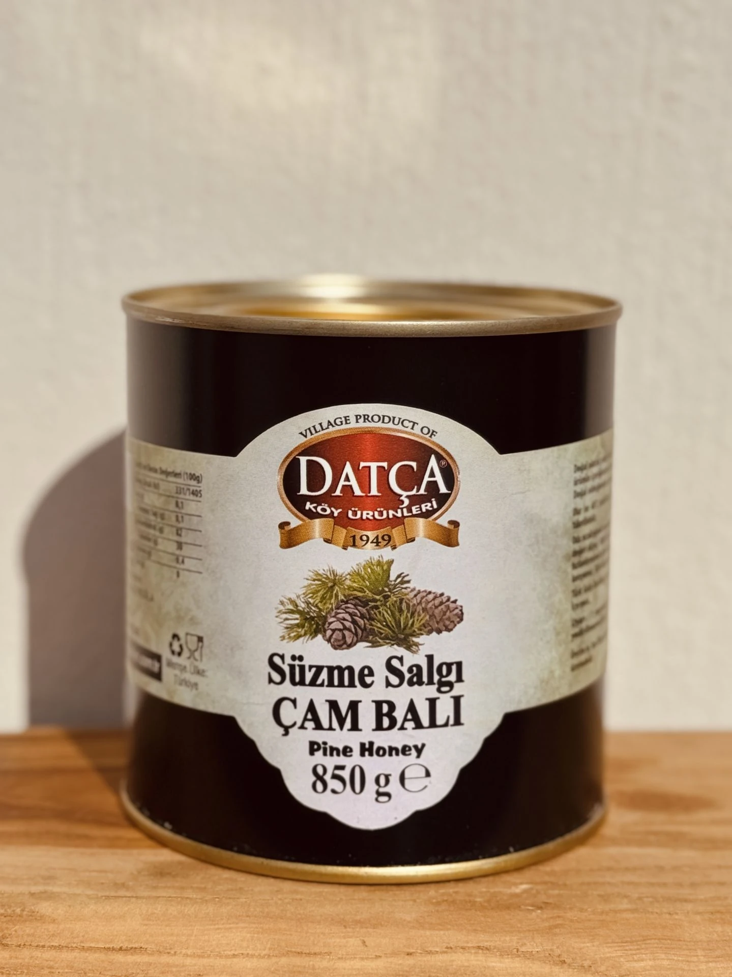 Datça Çam Balı 850 Gr Teneke