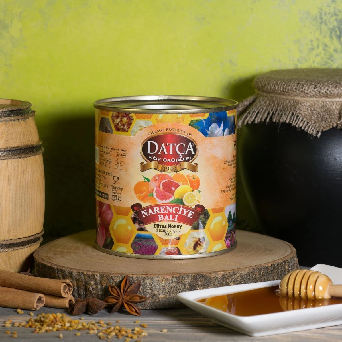 Datça Narenciye Balı 850 Gr Teneke