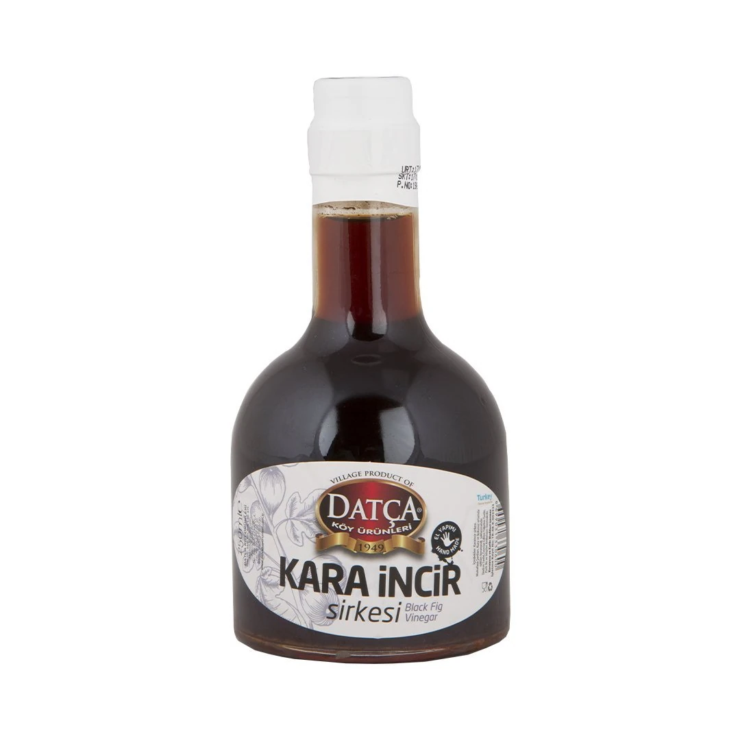 Datça Kara İncir Sirkesi Kule Şişe 250 Ml Üst