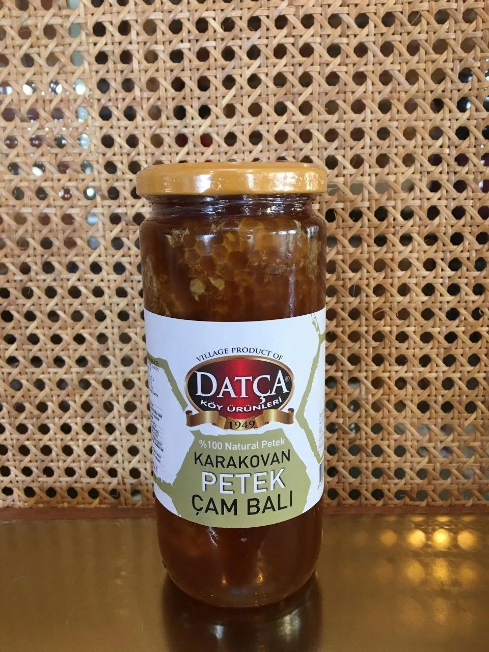 Datça Karakovan Çam Balı 620 Gr Kavanoz (SÜZME+PETEK)