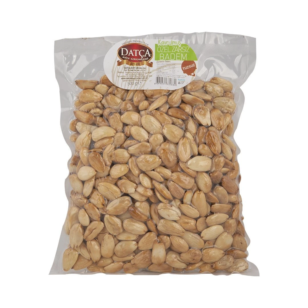 Datça Kabuksuz Kavrulmuş Beyaz Badem 500 Gr