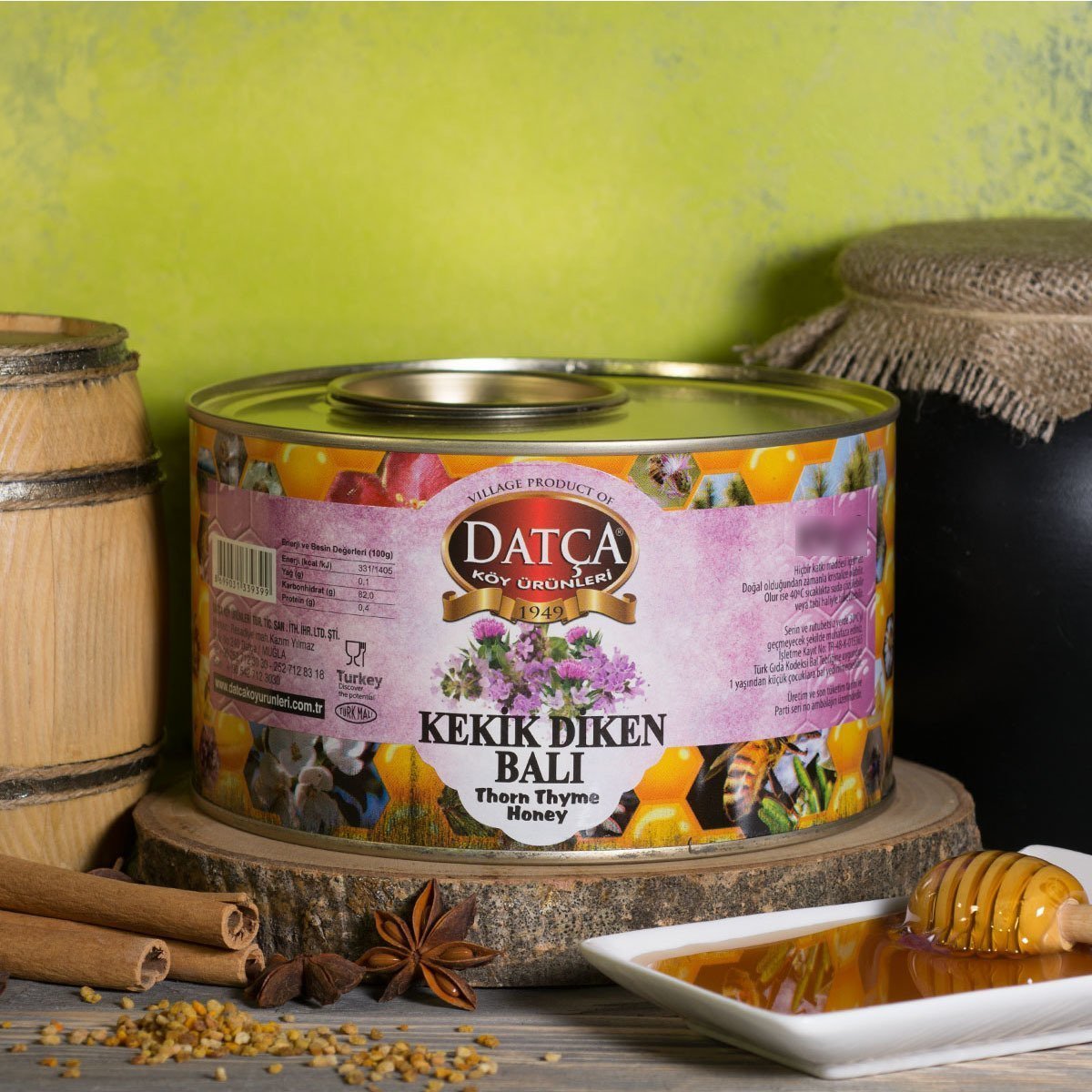 Datça Kekik & Diken Balı 1800 Gr Teneke