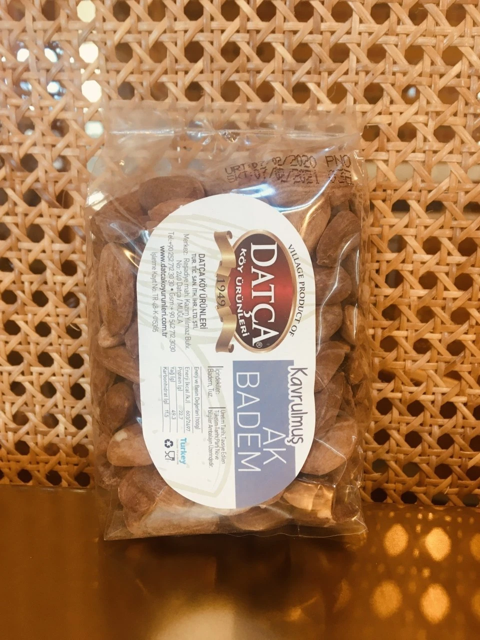 Kavrulmuş Ak Badem 250 GR