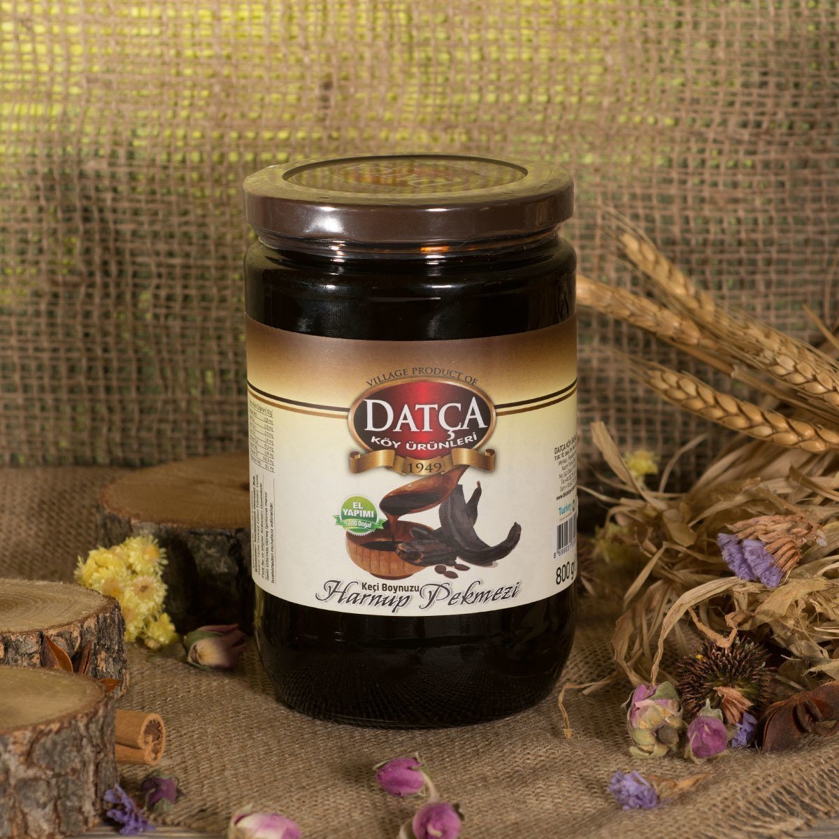 Datça Keçiboynuzu (Harnup) Pekmezi 800 Gr