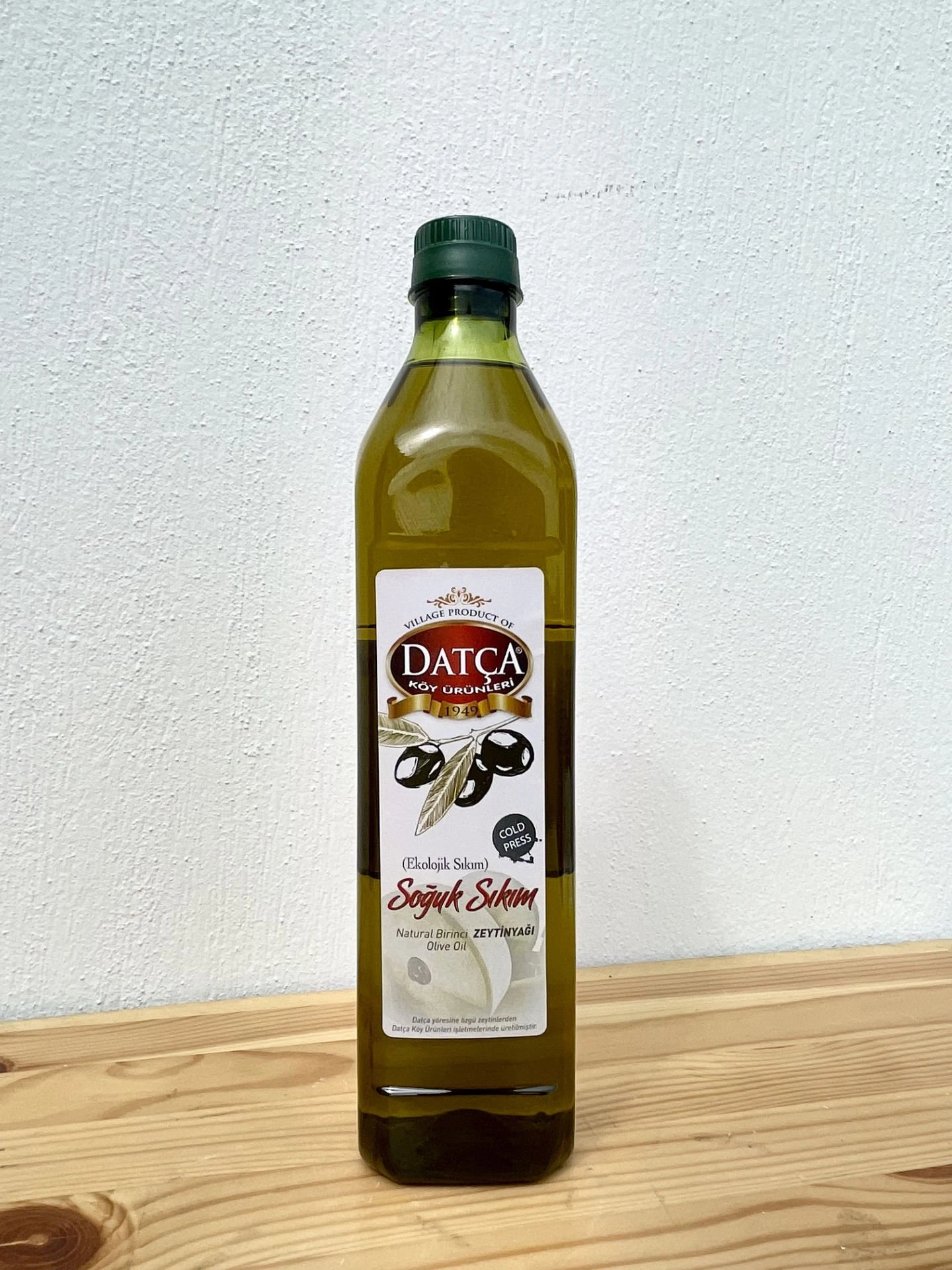 Datça Soğuk Sıkım Zeytinyağı 1 Lt (Plastik Şişe)
