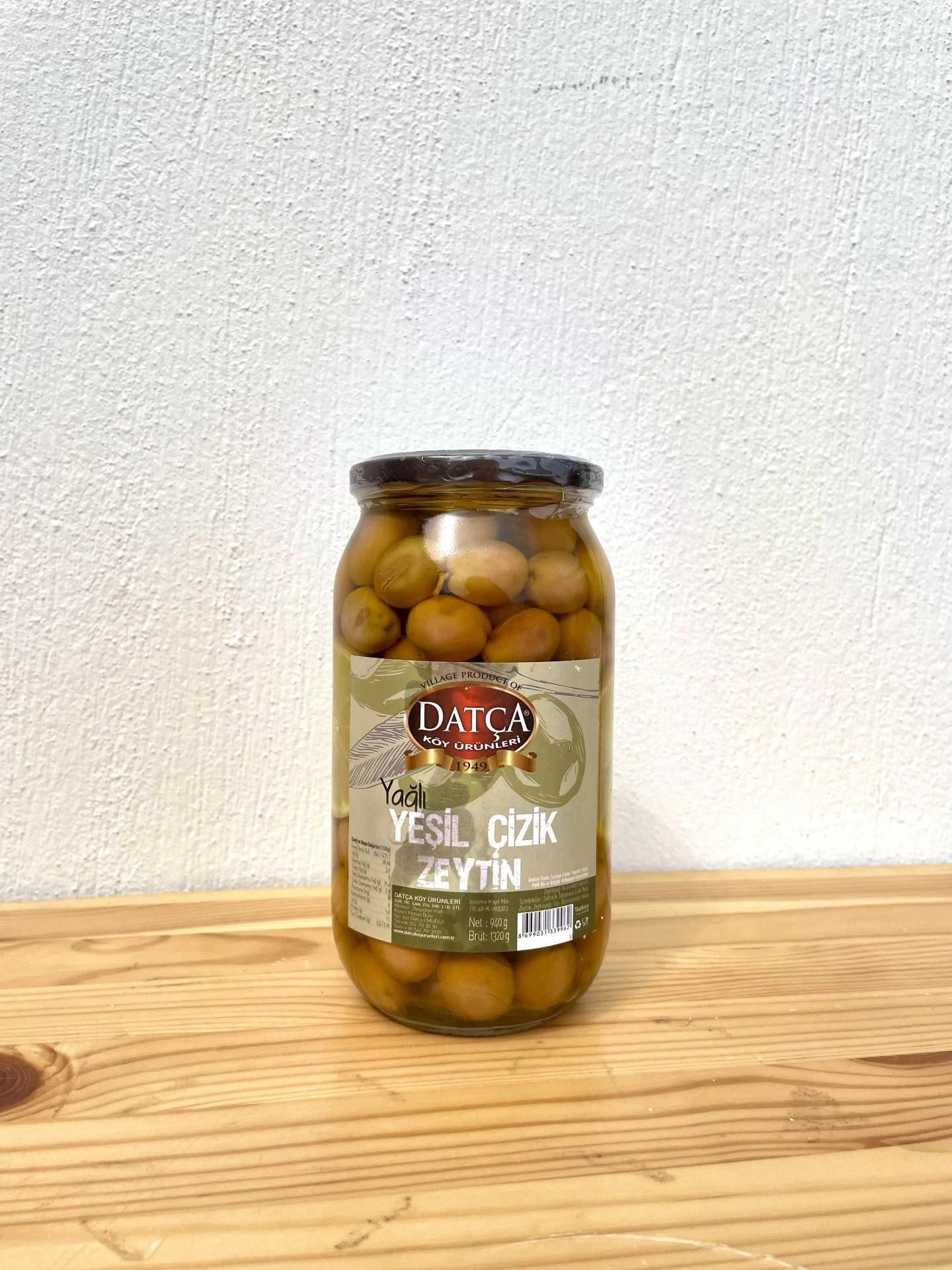 Datça Yağlı Çizik Zeytin 940 Gr