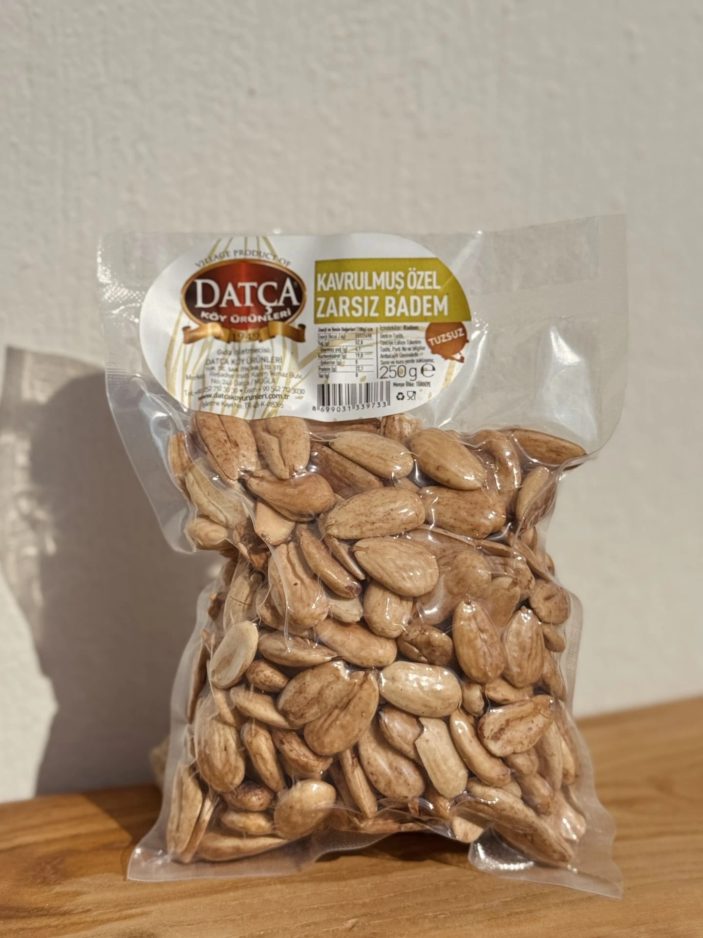 Datça Kabuksuz Kavrulmuş Badem 250 Gr