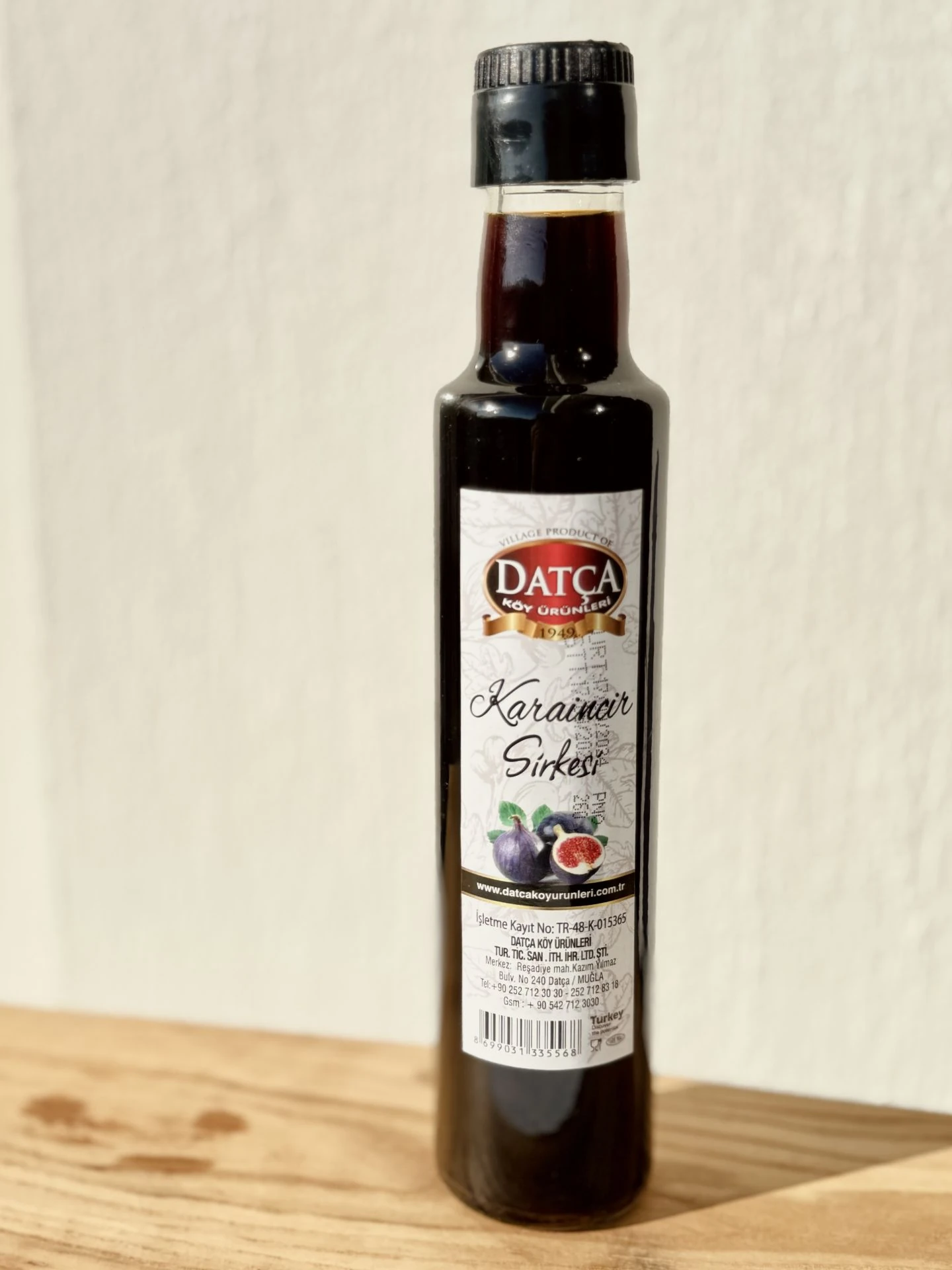 Datça Kara İncir Sirkesi 250 Ml