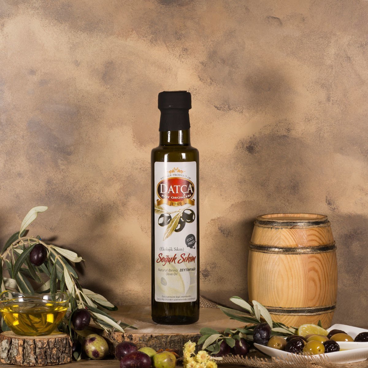 Datça Soğuk Sıkım Zeytinyağı 250 Ml