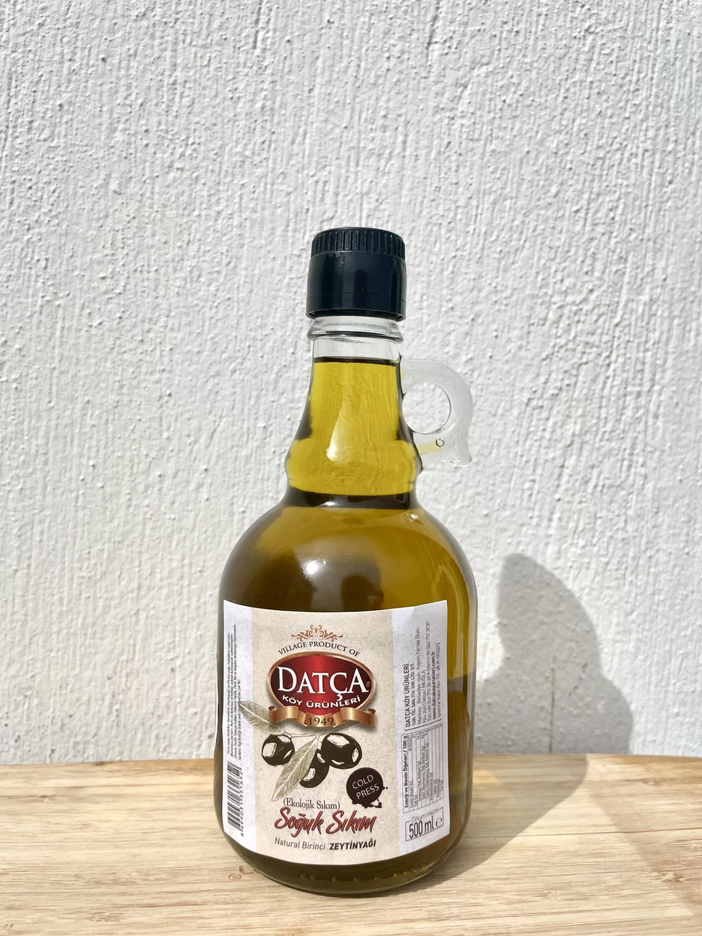 Datça Soğuk Sıkım Zeytinyağı 500 Ml (Galon)