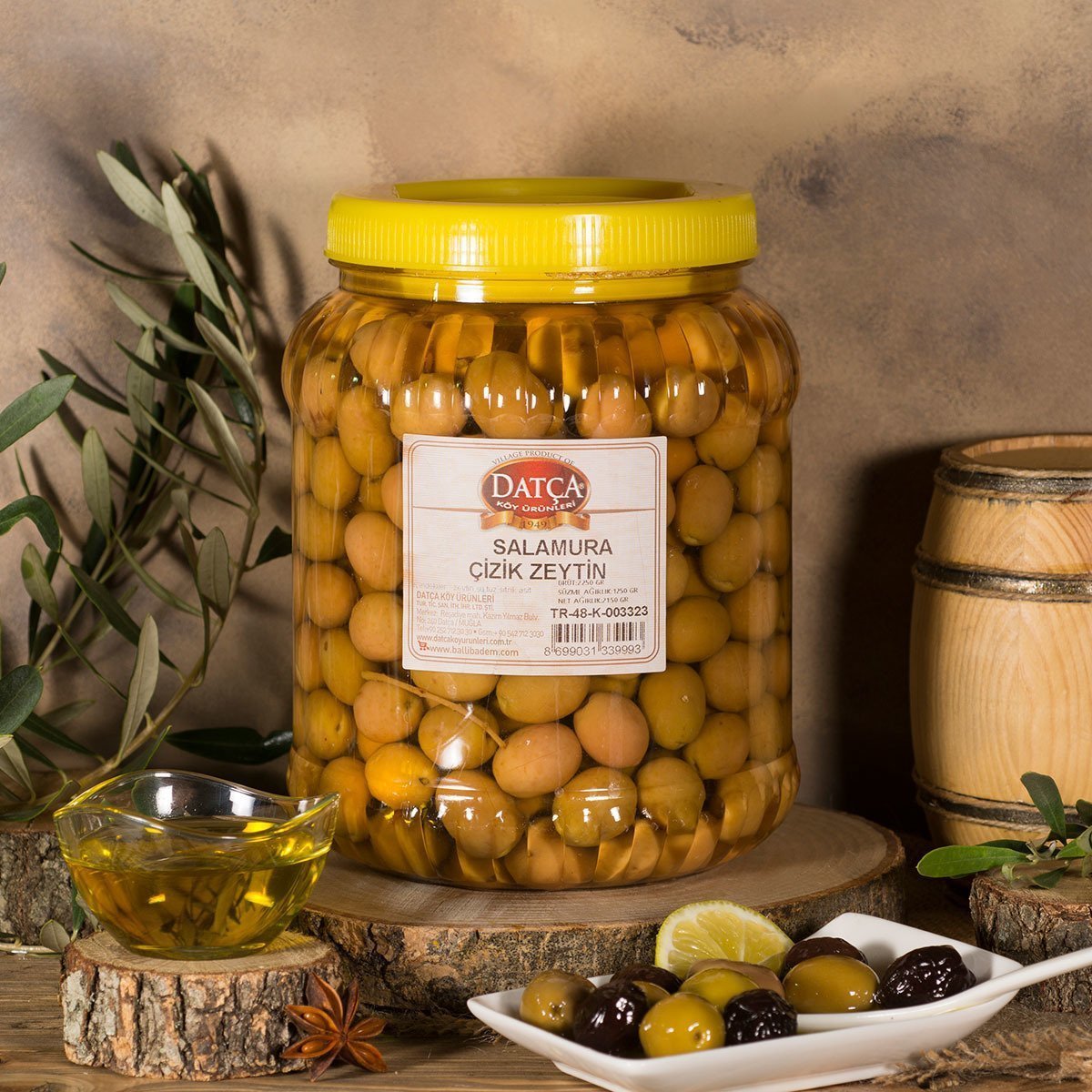Datça Salamura Çizik Zeytin 2125 g