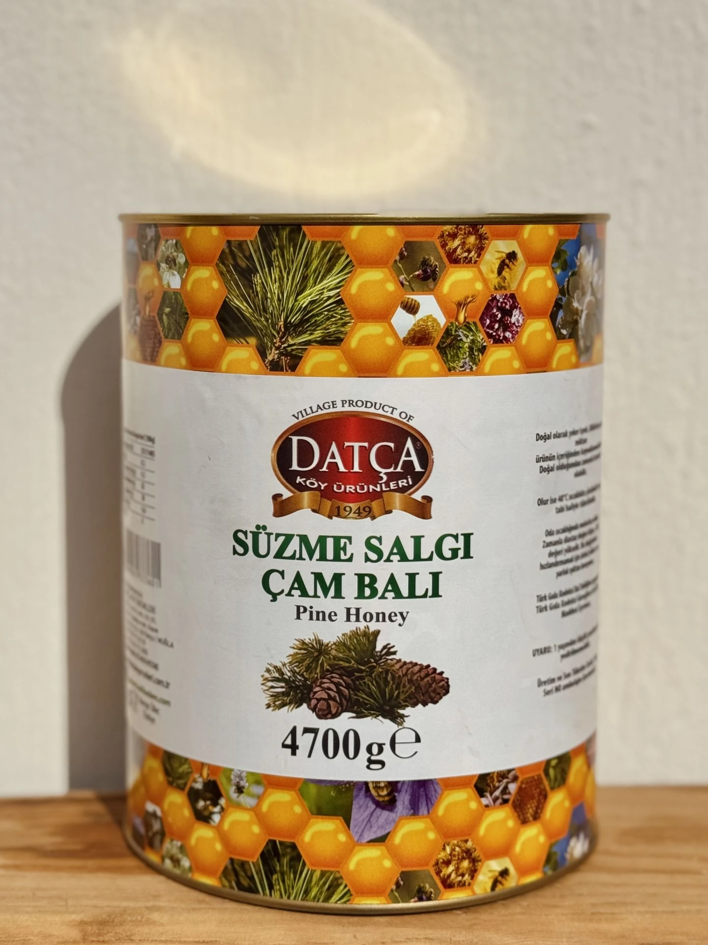 Datça Çam Balı 4700 Gr Teneke