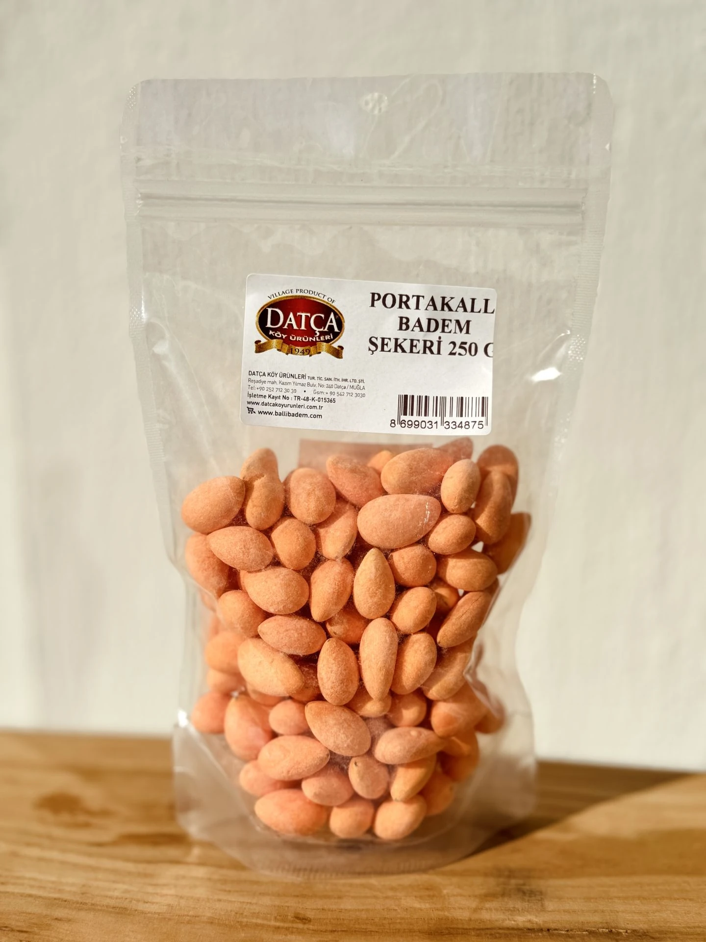 Portakallı Badem Şekeri 250 g