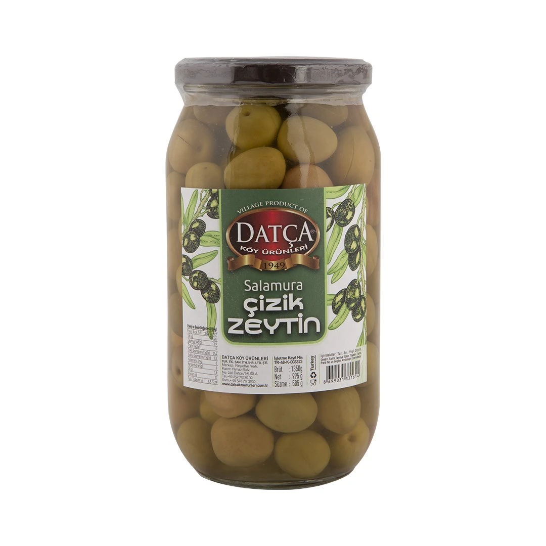 Datça Salamura Çizik Zeytin 995 g